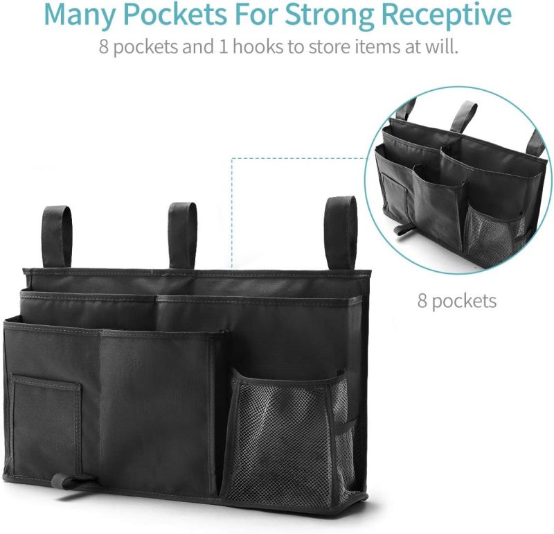 Bseash 8-Pocket Bunk Bed Organizer