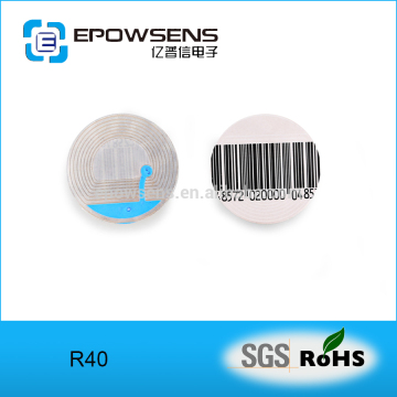 EAS soft rf anti theft barcode labels