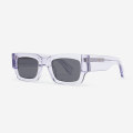 Square Shape Acetate Unisex Sunglasses