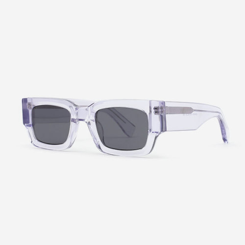 Square Shape Acetate Unisex Sunglasses