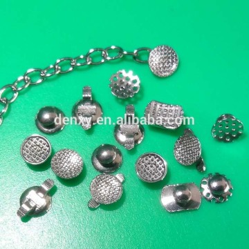 Denxy ortho MIM Bondable mesh base lingual button orthodontic button chain