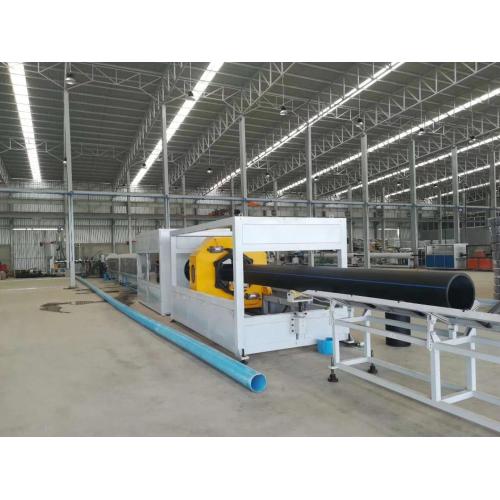 PE water and gas supply pipe extrusion line