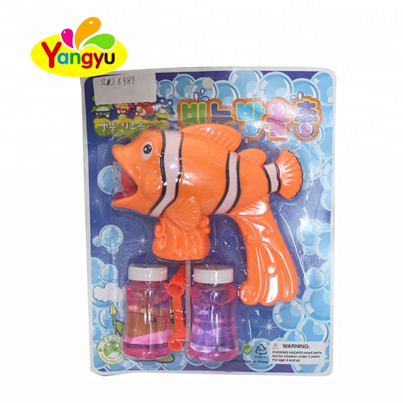 Clown Fish Electric Bubble Wrap Gun Machine With 1 Light And 3 Flash