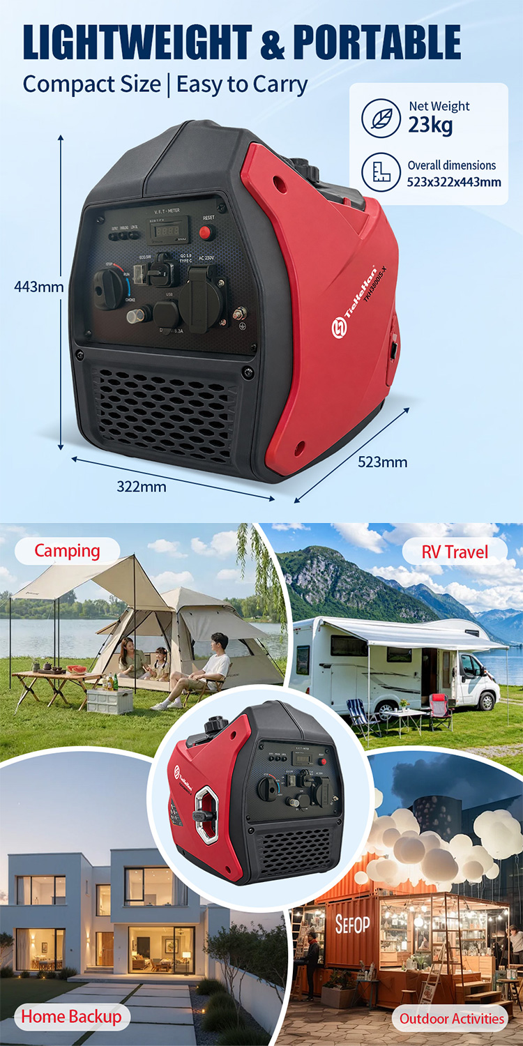 Generador de gasolina inversor TKH3800iS-X(1) TKH3800iS-X Inverter Gasoline Generator(1)
