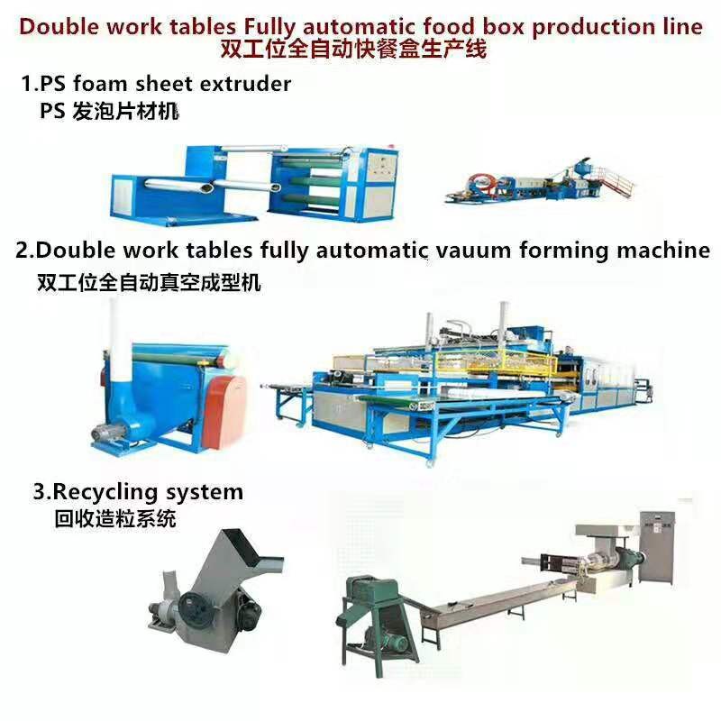 multi-function PS disposable foam plate vacuum forming machine