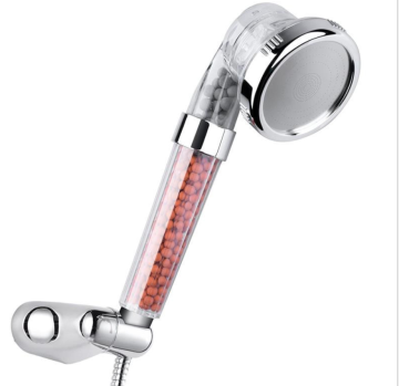 Healthy Negative Ion SPA Filtered Adjustable Rainfall Shower Head with stop button Three Shower Mode