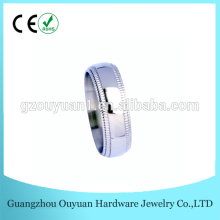 Unique design mens titanium ring jewelry silver engagement wedding rings custom