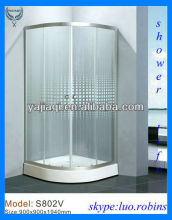 Round Rain Drop Glass Shower Enclosure