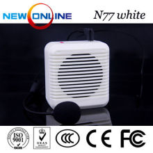waistband amplifier, microphone,audio amplifier, megaphone N77 White
