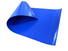 650gsm Knife coated blue PVC coated for covering