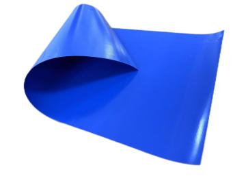 650gsm Knife coated blue PVC coated for covering