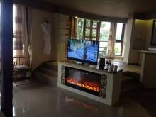 Artifical Master Flame Corner Electric Fireplace
