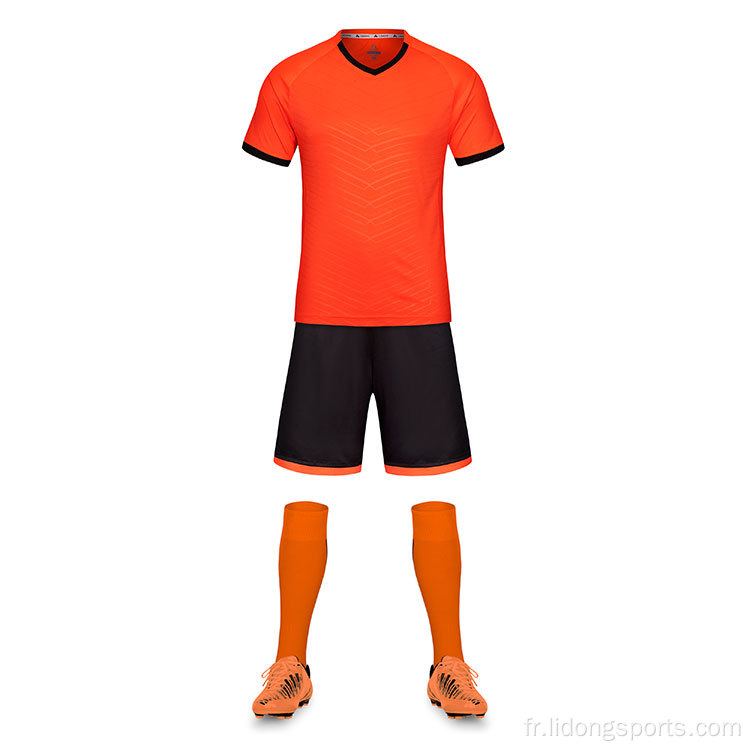 Nouveau modèle de maillot de football unisexe Set Custom