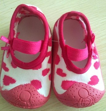 Jacquard Baby Socks with Silicone Bottom rubber bottom baby socks cusotmize baby sock shoes spring autumn baby shoes