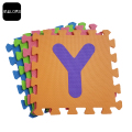 Tapete de quebra-cabeça de alfabetos de espuma EVA para bebês e crianças