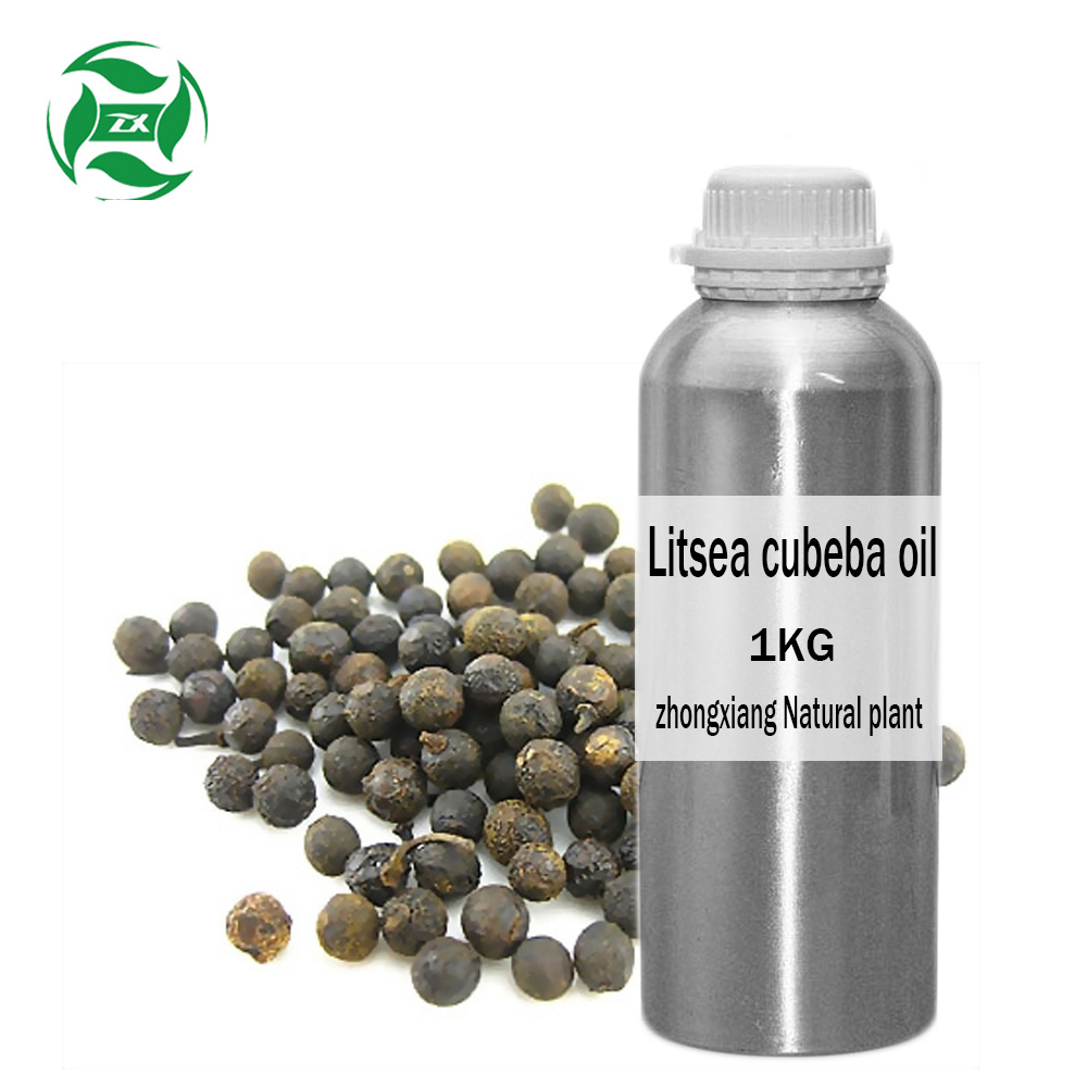 Huile de baies de Litsea cubeba de qualité thérapeutique biologique