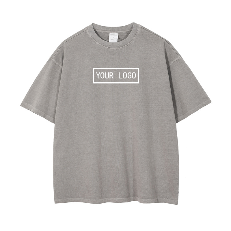 Personnalisation des t-shirts gris dames