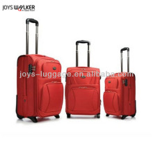 joyful red waterproof luggage