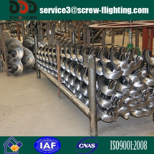 forestry machinery sectional screw flight