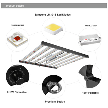 Phlizon Full Spectrum Grow Lichtleiste 600w