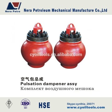 API mud pump spare parts air pulsation dampener