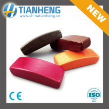 Pu leather hard glasses box metal glasses case spectacles case