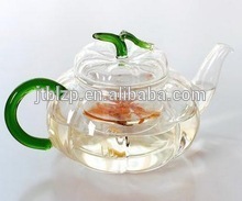 2016 Fashion Pyrex Glass Tea Pot, Heat Resistant Hand blown Turkish Tea Pot