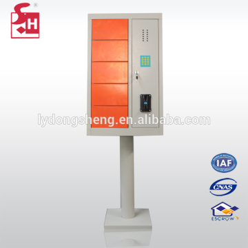 Durable safe Vertical standing metal mobile Cell Phone Charging Lockers kiosk