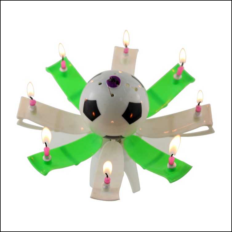 Candela forma calcio Football shape candle