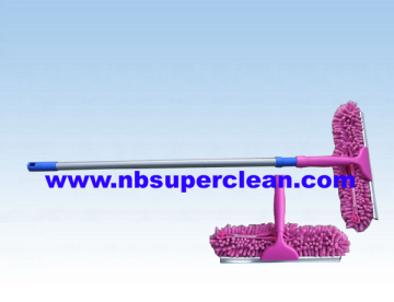 Microfiber Chenille and Rubber Window Cleaner