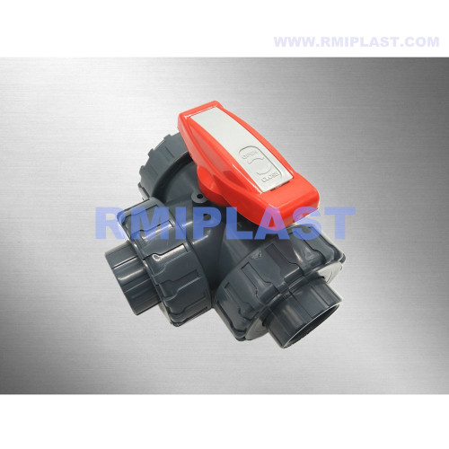 PVC Plastic T Port Ball Valve