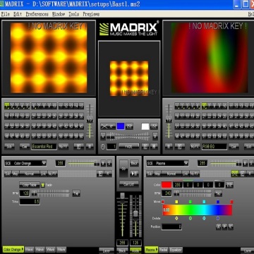 Software profesional de edición de LED Madrix Key V5