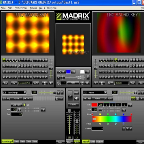 Professional LED Edit Software Madrix Key V5