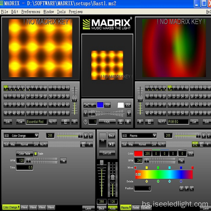 Basic Madrix ključ za DMX klupsko rasvjetu