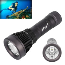 Aluminum T6 LED Scuba Diving Flashlight: Waterproof IPX8 Dive Torch