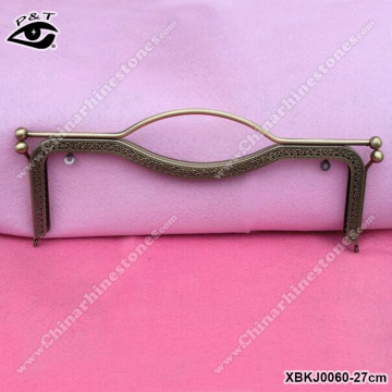Big Size Metal Frames 27CM Vintage Style Bronze Purse Frames