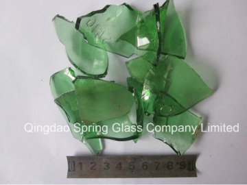 Green Bottle Glass Cullets