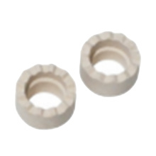 Elegant Porcelain Ring with Floral Design