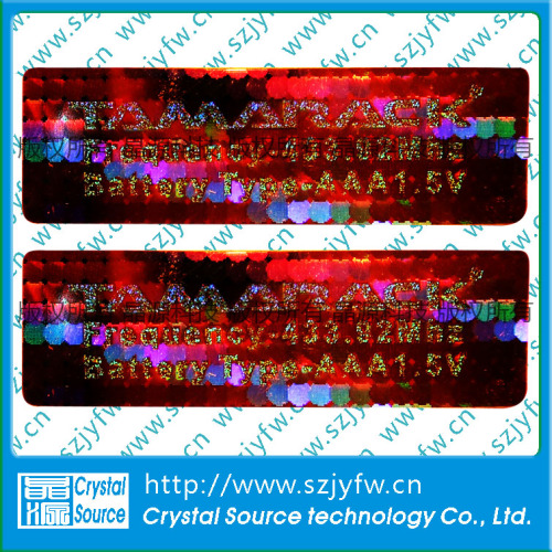 Warranty Hologram 3D Security Label Seal