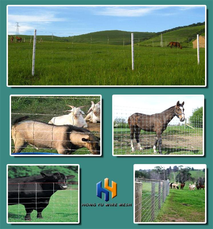 high quality pvc vinyl fence farm fence for sheep and cow