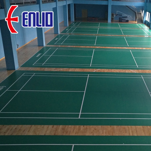 Enlio PVC Badminton Bodenmatte mit BWF