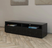 modern Glass mirror TV cabinet