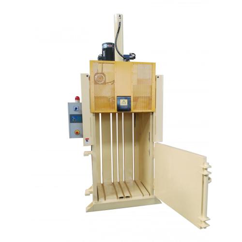 Hydraulic scrap baling press for waste paper plastic