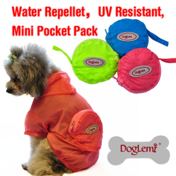 2015 Wholesale Dog Rain Coat Fashion Bobby Dog Coat UV Resistant Dog Coat