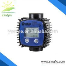 Singflo hydraulic oil flow meter/fuel oil flow meter/ accurate flow meter with battery