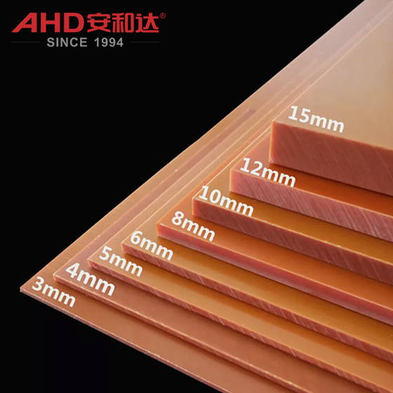 Espessura das folhas de baquelite Bakelite Sheets thickness