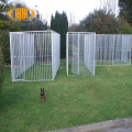 Único Hot Duty Hot Dipped Galvanized Dog Kennel Solded Kennels de aço inoxidável de aço inoxidável