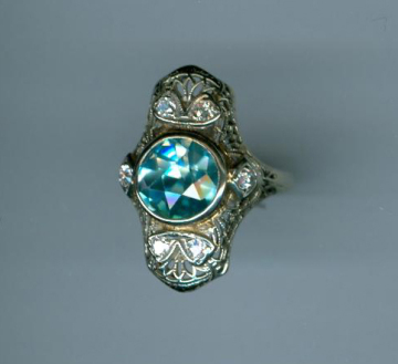 Hot sale fashion zircon ring