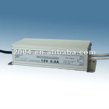 Constant Voltage Waterproof LED Driver of 60W 12V