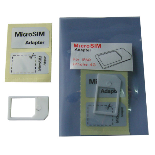 Micro SIM Adaptor for iPad and iPhone 4g